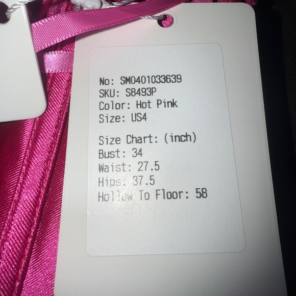 2 Hot pink dresses - Picture 2 of 4